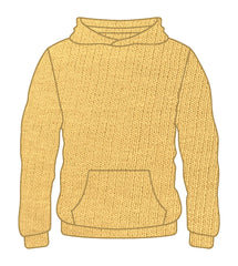 Youth Solid Hoodies Mustard H-100