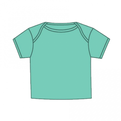 Solid Infant T-shirt Chanlky Mint (T-400)