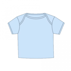 Solid Infant T-shirt Chambray (T-400)