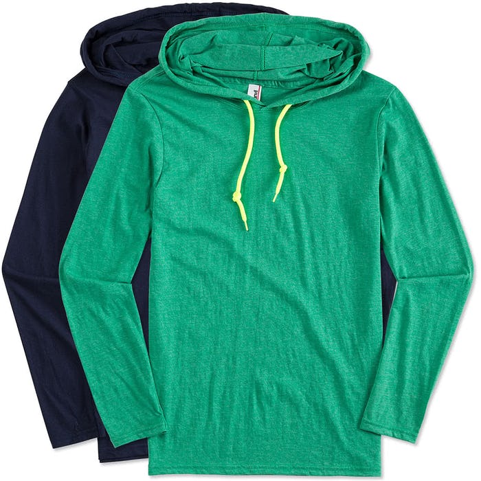 LONG SLEEVE SHIRT WITH HOOD